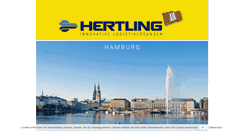Desktop Screenshot of hertling-hamburg.de